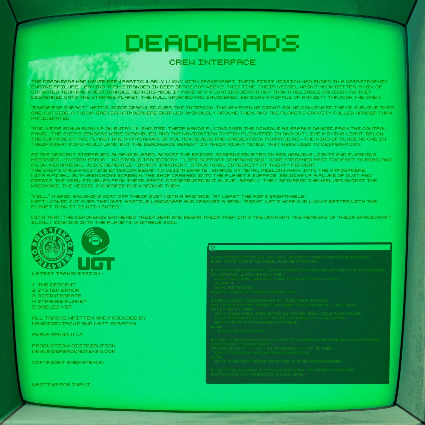 DEADHEADS - Matt Scratch and Mandidextrous