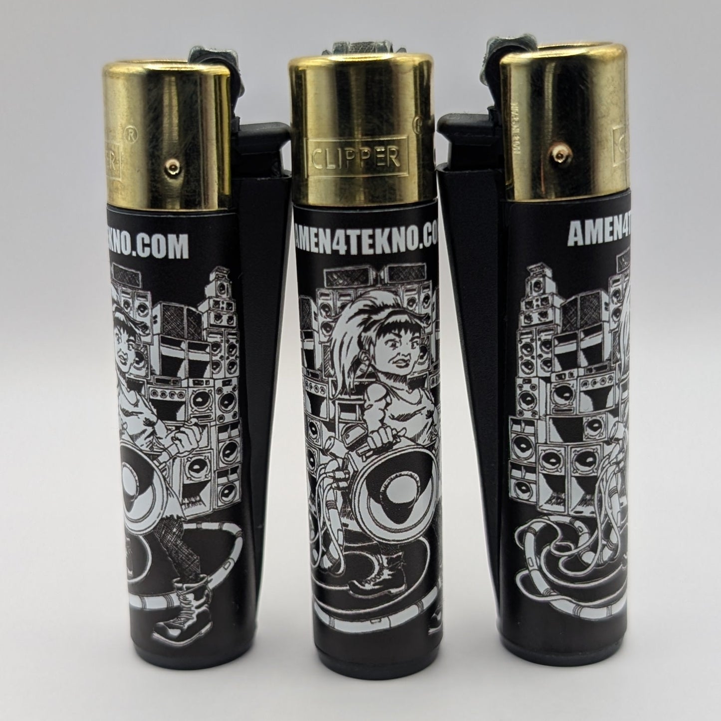 Limited Edition Amen4Tekno Soundsystem Culture Lighter