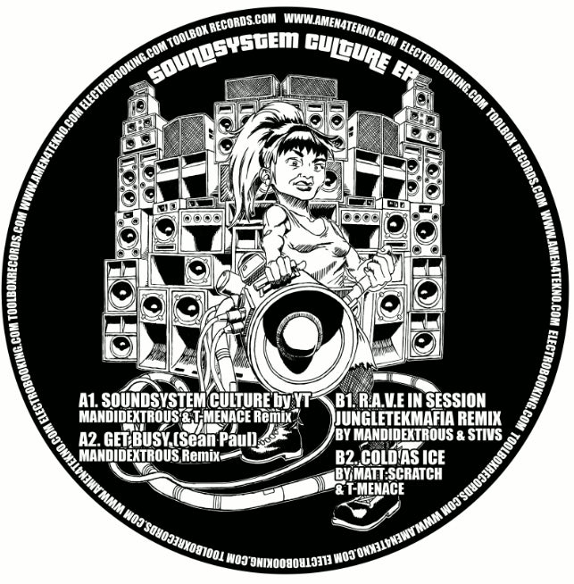 *RARE* AMEN4TEKNO 007 - A4T007 Soundsystem Culture EP
