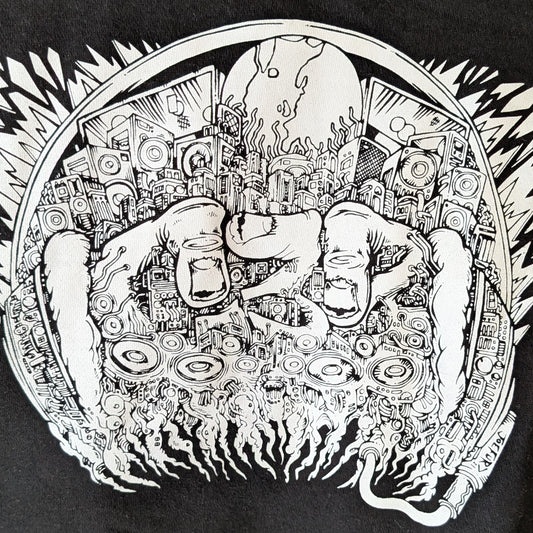 C3B limited edition Joe Fur Rig Logo Cottonridge Pullover Hoodie