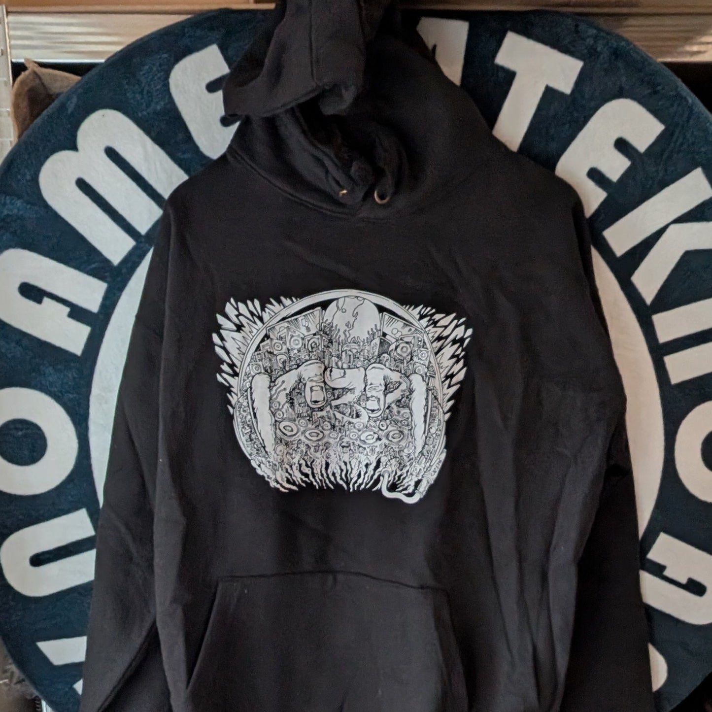 C3B limited edition Joe Fur Rig Logo Cottonridge Pullover Hoodie