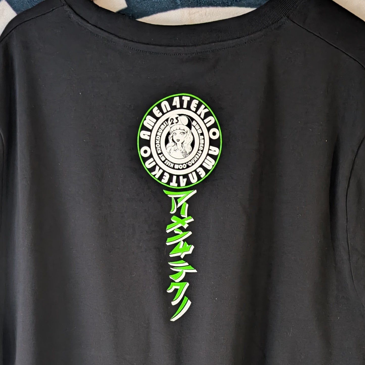 Japan Crew Green Gundam Rave Suit T-Shirt by Dirty Turtle and Amen4Tekno