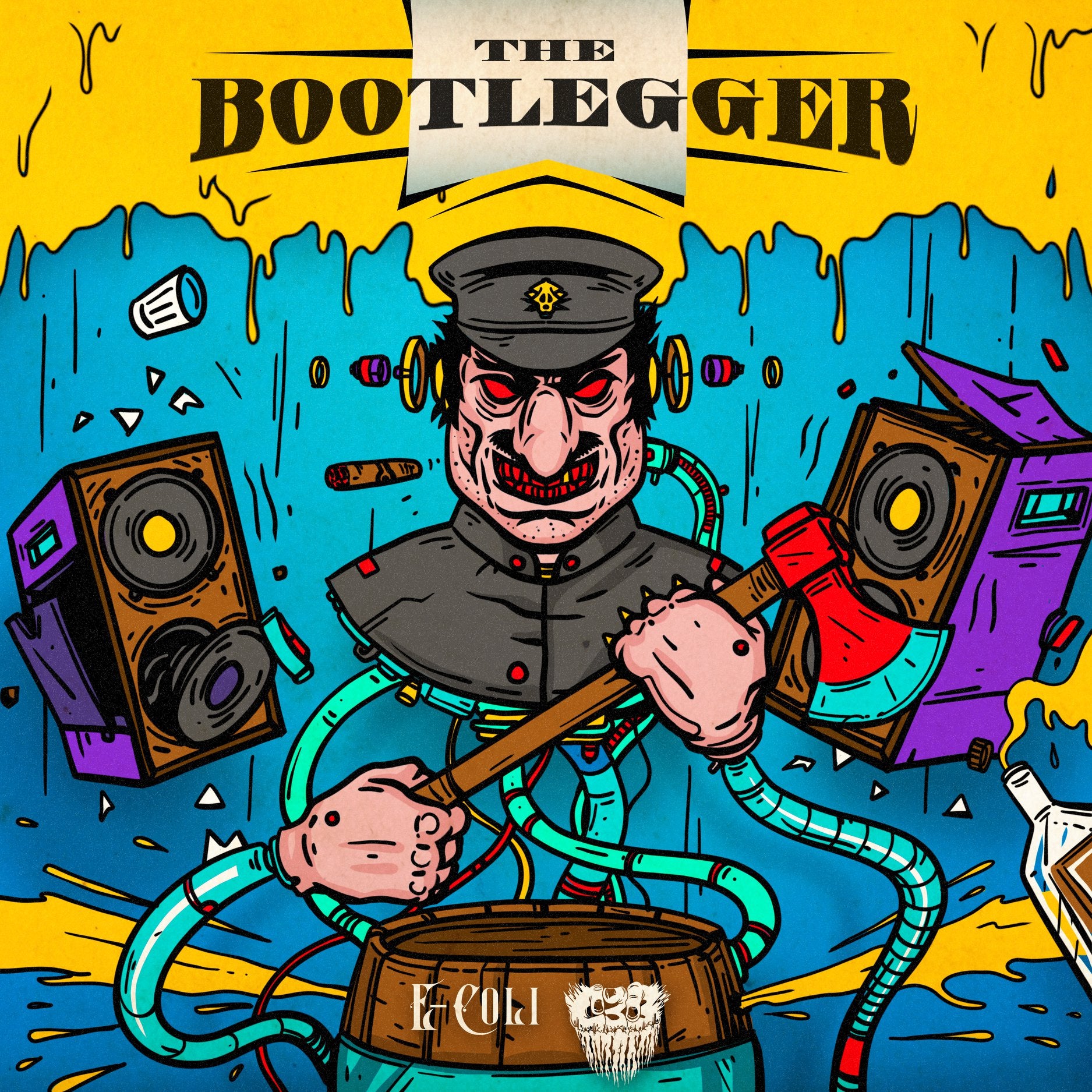 Boiotlegger Cod The Bootlegger EP - E-Coli & C3B – Amen4Tekno