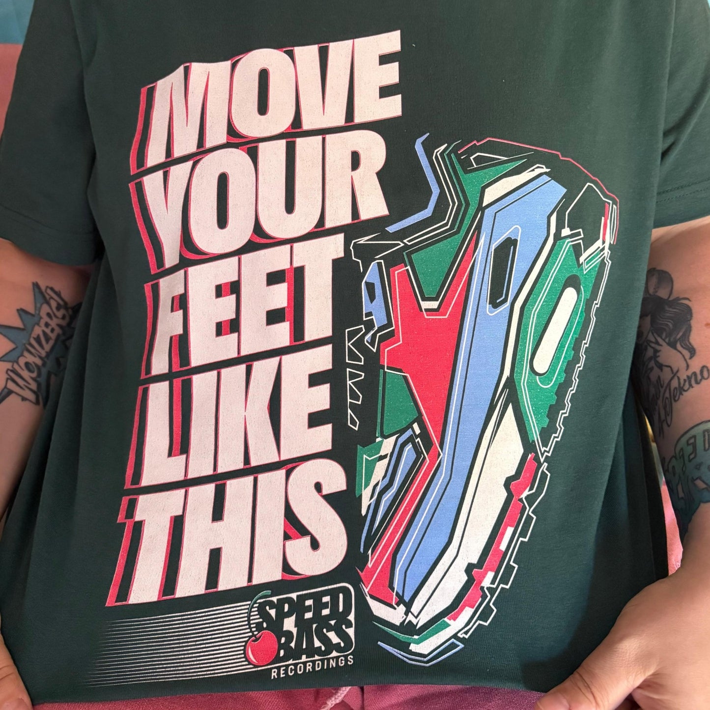Speedbass Recordings Move Your Feet Like This T-Shirt