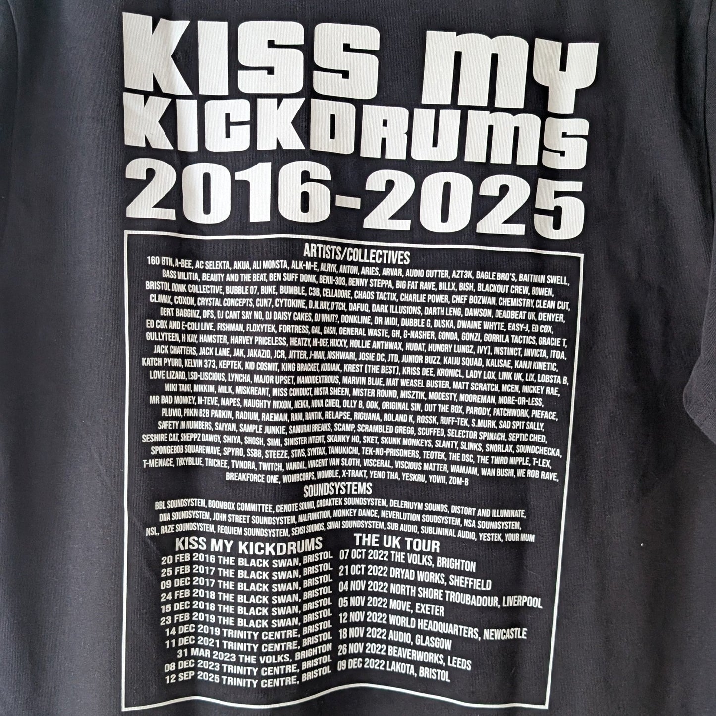 KISS MY KICKDRUMS Memorial Tshirt